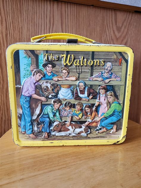 waltons lunch box metal|the waltons lunch box for sale .